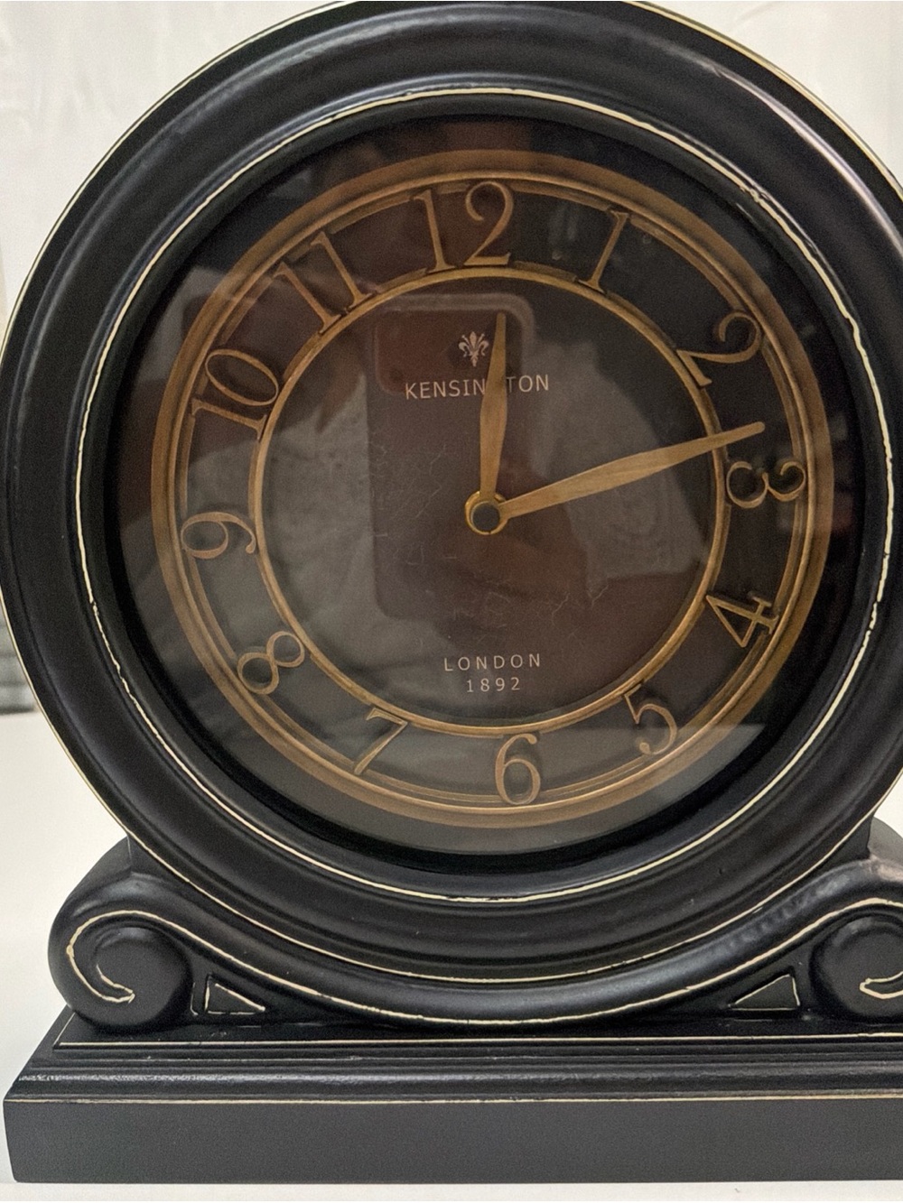 Black Mantel Clock - Elegant Home Wall Decor